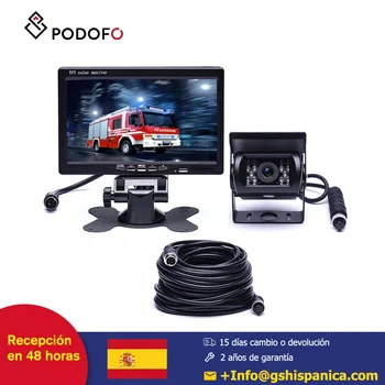 Podofo 7'' radio coche Car Reversing Camera Waterproof LCD Monitor Truck Bus Van Rear View Kit
Podofo 7'' radio coche Car Reversing Camera Waterproof LCD Monitor Truck Bus Van Rear View Kit