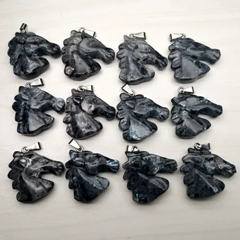 fashion natural stone Horse head ShimmerStone Pendants & necklaces for making Jewelry charm Animal accessory 12pcs/lot wholesale
fashion natural stone Horse head ShimmerStone Pendants & necklaces for making Jewelry charm Animal accessory 12pcs/lot wholesale