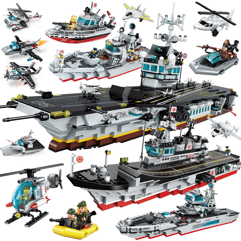 Enlighten military compatible legoed ww2 car ship aircrafted carrier tank world war 1 2 model building kit blocks missile trucks
Enlighten military compatible legoed ww2 car ship aircrafted carrier tank world war 1 2 model building kit blocks missile trucks