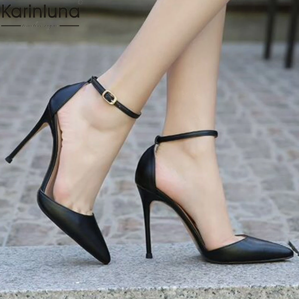 Karinluna Fashion Big Size 33-45 Brand Ankle Strap Summer Sandals Woman Shoes Sexy Thin High Heels Party Sandals Footwear
Karinluna Fashion Big Size 33-45 Brand Ankle Strap Summer Sandals Woman Shoes Sexy Thin High Heels Party Sandals Footwear