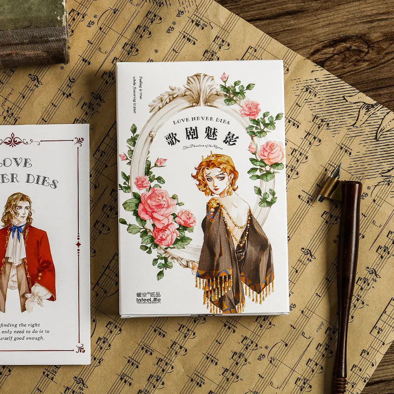 30 Pcs/Set Novelty Phantom of the Opera Postcard/Greeting Card/Message Card/Birthday Letter Envelope Gift Card
30 Pcs/Set Novelty Phantom of the Opera Postcard/Greeting Card/Message Card/Birthday Letter Envelope Gift Card