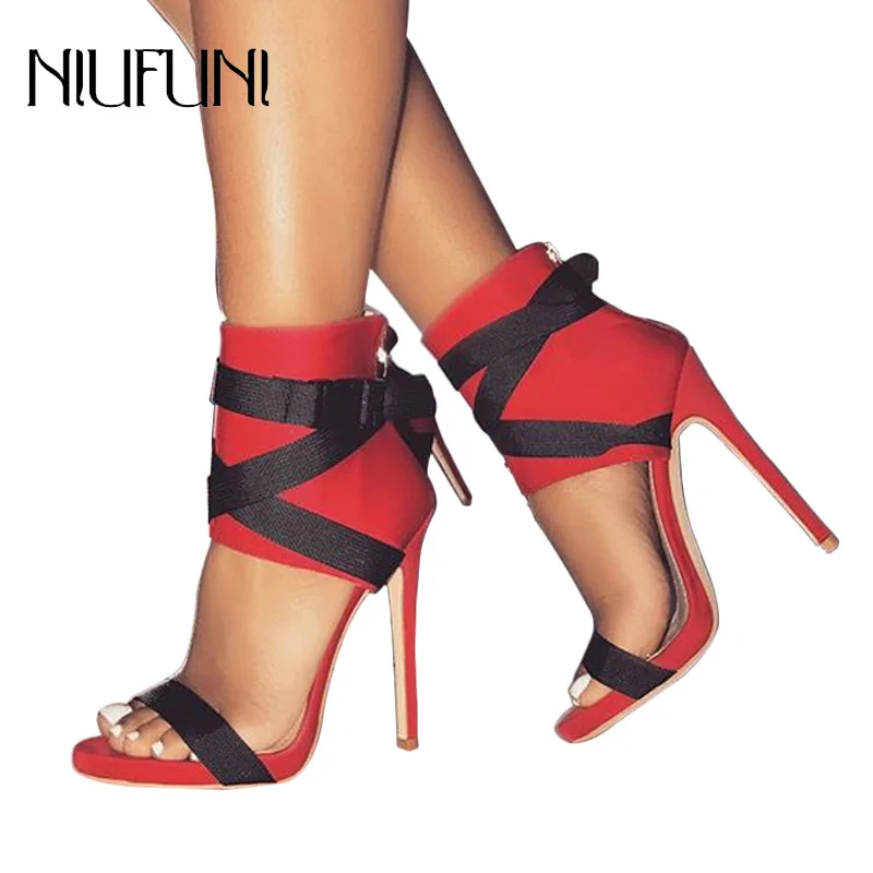 2018 New Summer Gladiator Sandals Women Open Toe Shoes Pumps Buckle Strap Women Sexy Party Red Sandals Party Black/White/Red
2018 New Summer Gladiator Sandals Women Open Toe Shoes Pumps Buckle Strap Women Sexy Party Red Sandals Party Black/White/Red