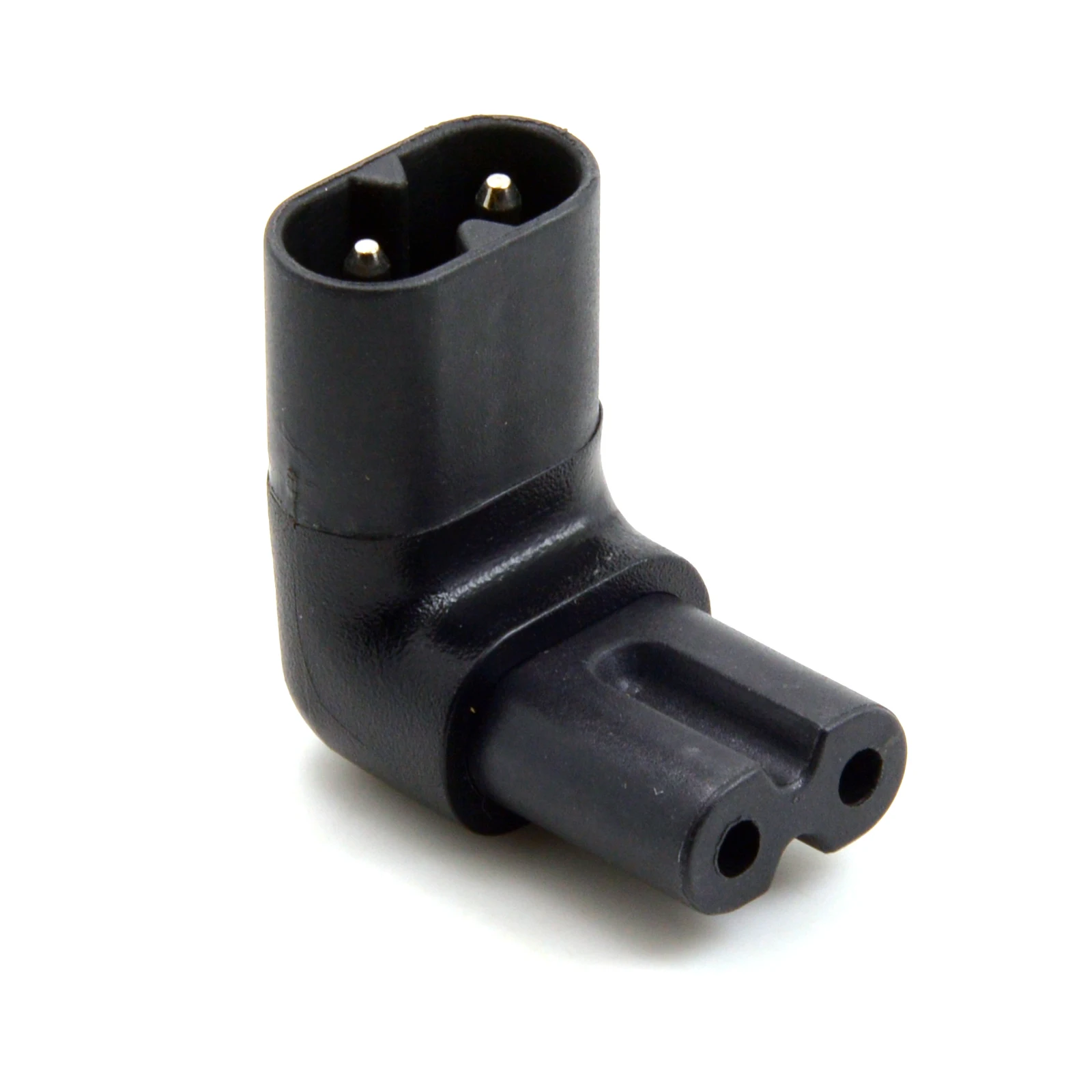 Figure 8 IEC 320 C7 to C8 90 Degree Up Down Angled Right Angle AC Power Adapter Extension
Figure 8 IEC 320 C7 to C8 90 Degree Up Down Angled Right Angle AC Power Adapter Extension