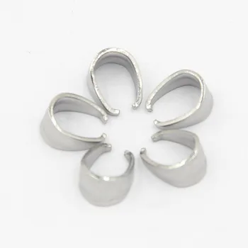 Silver tone Stainless Steel Charms Pendant Clasps Pinch Clip Bail Pendant Connectors Jewelry Findings For Jewelry Making DIY
Silver tone Stainless Steel Charms Pendant Clasps Pinch Clip Bail Pendant Connectors Jewelry Findings For Jewelry Making DIY