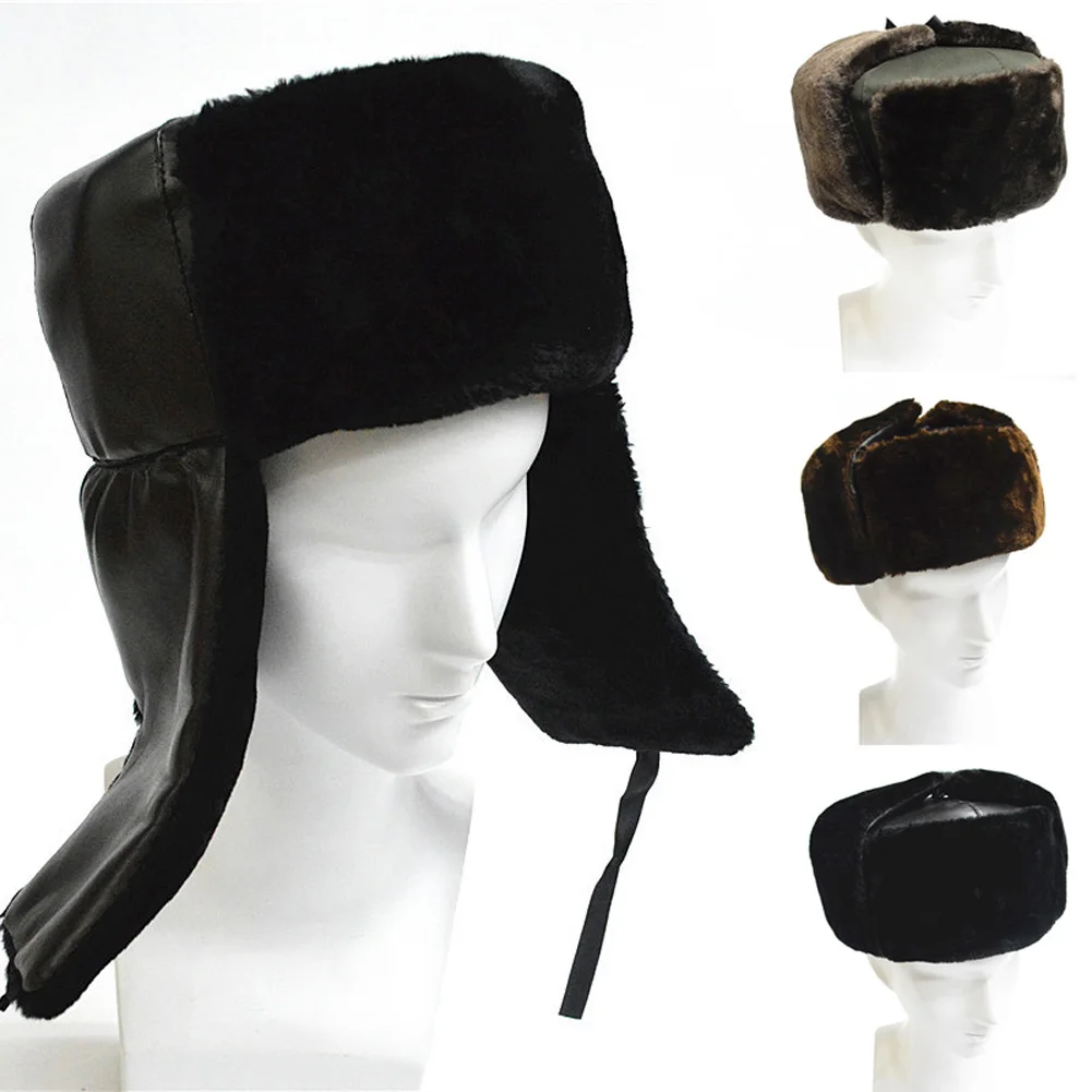 Winter Men Women Hat Thicken Faux Fur Keep Warm Outdoor Windproof Russian Bomber Hats Earflap Ear Flaps Cap XRQ88
Winter Men Women Hat Thicken Faux Fur Keep Warm Outdoor Windproof Russian Bomber Hats Earflap Ear Flaps Cap XRQ88