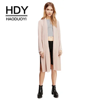 HDY Haoduoyi Autumn Women Solid Color Sexy Side Split Coats OL Brief Casual Long Sleeves Retro Vintage Midi Long Trench Coat
HDY Haoduoyi Autumn Women Solid Color Sexy Side Split Coats OL Brief Casual Long Sleeves Retro Vintage Midi Long Trench Coat