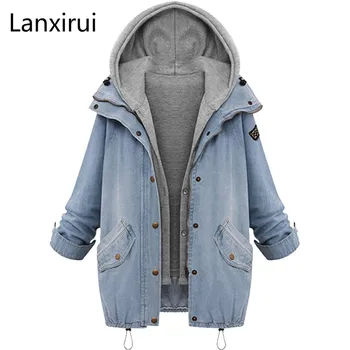 Fast Denim Jacket Women Jackets Loose Hooded Tops Cowboy Two Denim Jacket Women Coat Plus Size 4XL 5xl 6xl
Fast Denim Jacket Women Jackets Loose Hooded Tops Cowboy Two Denim Jacket Women Coat Plus Size 4XL 5xl 6xl