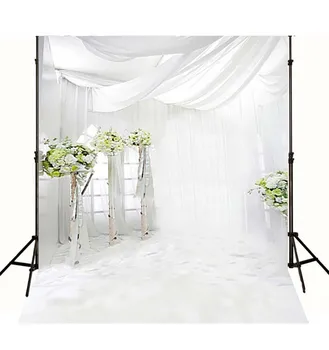 Green Flowers White Curtain Wall Booth photography studio background Vinyl cloth Computer printed wedding backdrops
Green Flowers White Curtain Wall Booth photography studio background Vinyl cloth Computer printed wedding backdrops