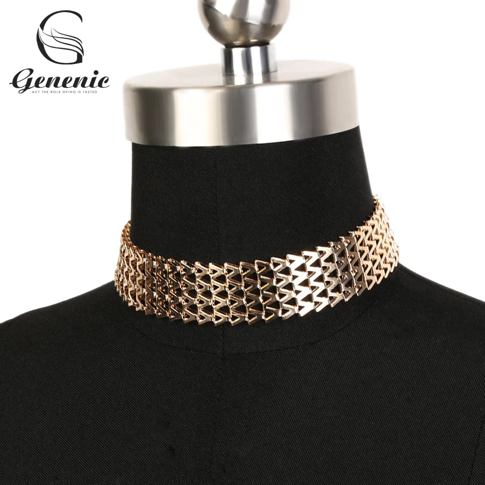 1PC 2018 New Women Punk Wide Bib Chain Collar Choker Necklace Alloy Lady Punk Multilayer Clavicle Necklaces Vintage Jewelry
1PC 2018 New Women Punk Wide Bib Chain Collar Choker Necklace Alloy Lady Punk Multilayer Clavicle Necklaces Vintage Jewelry