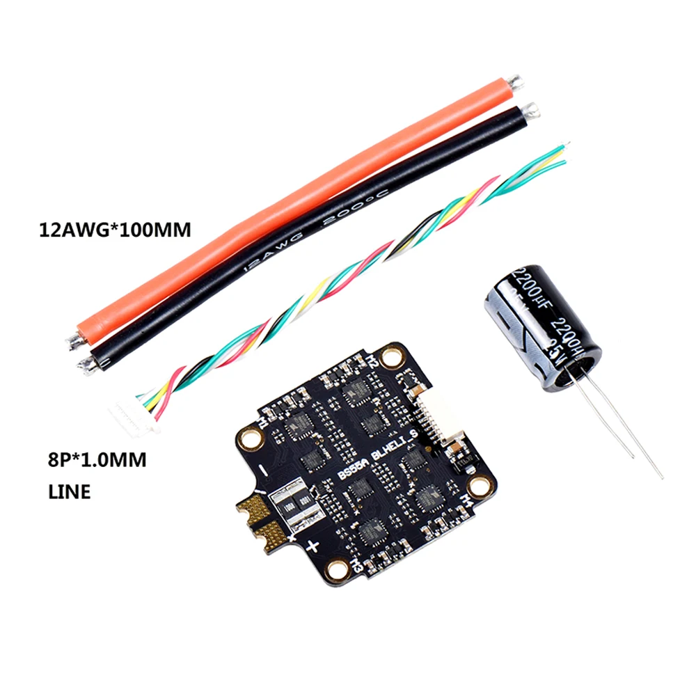 BS-55A 2-6s 4 In 1 55A / 40A ESC BLHeli_S ESC Speed controller board Support Dshot150 Dshot300 Dshot600 for RC Drone FPV Racing Models
BS-55A 2-6s 4 In 1 55A / 40A ESC BLHeli_S ESC Speed controller board Support Dshot150 Dshot300 Dshot600 for RC Drone FPV Racing Models