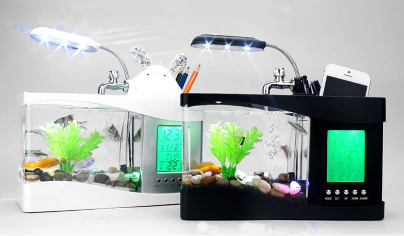 desktop mini ecological cycle fish tank electronic multifunctional pen storage box rumble fish betta aquarium
desktop mini ecological cycle fish tank electronic multifunctional pen storage box rumble fish betta aquarium