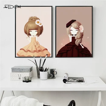 Artdom No Framed Nordic Cartoon Flower Princess Canvas Art Print Painting Poster Wall Pictures for Children Girl Room Wall Decor
Artdom No Framed Nordic Cartoon Flower Princess Canvas Art Print Painting Poster Wall Pictures for Children Girl Room Wall Decor