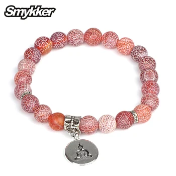 Frosted Stone Bead Matte Weathered Agate Crackle Onyx Charms Bracelet Spider Net Bead Carnelian Yoga Bracelet Jewelry Handicraft
Frosted Stone Bead Matte Weathered Agate Crackle Onyx Charms Bracelet Spider Net Bead Carnelian Yoga Bracelet Jewelry Handicraft