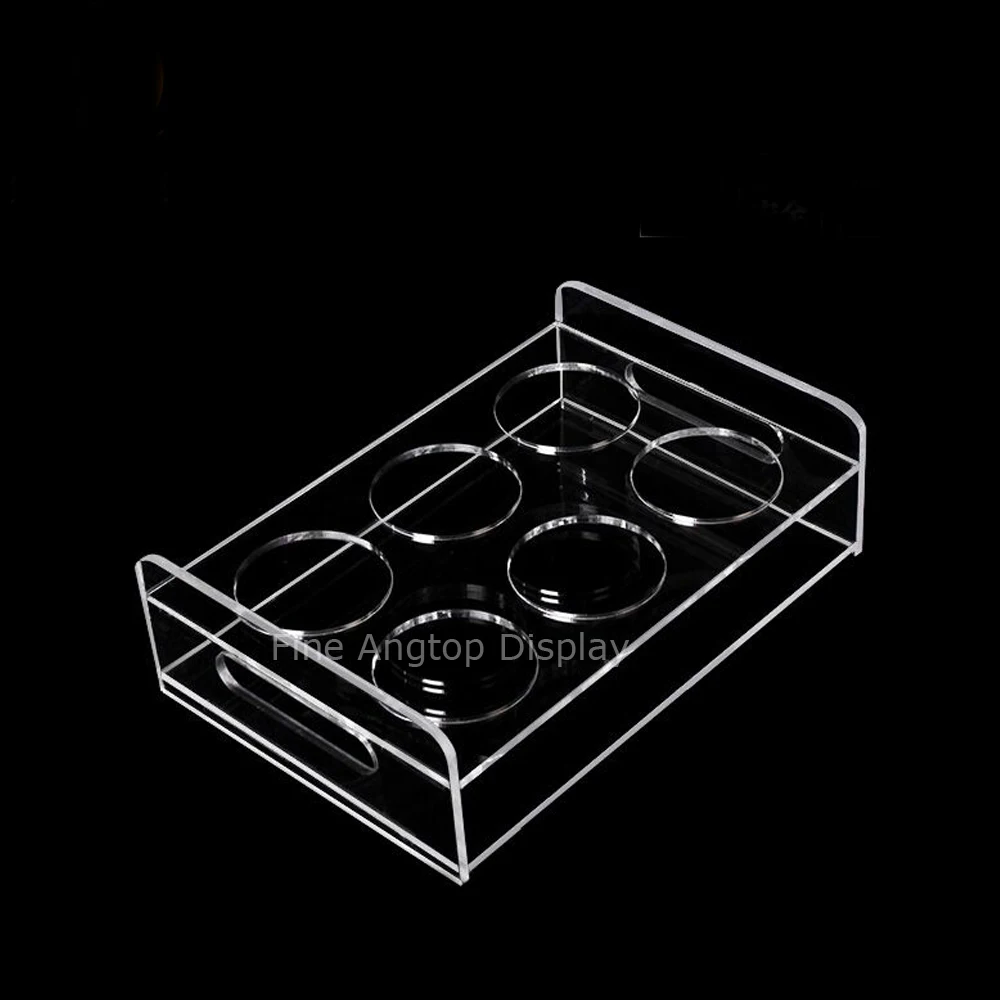 Акриловая полка для вина perspex 6 держатель коллекции ювелирных изделий гладкие