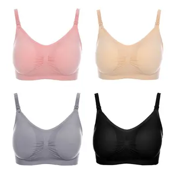 Women Mom Fit Seamless Nursing Bra Pregnant Maternity Breast-feeding Bra Top Stretchy
Women Mom Fit Seamless Nursing Bra Pregnant Maternity Breast-feeding Bra Top Stretchy