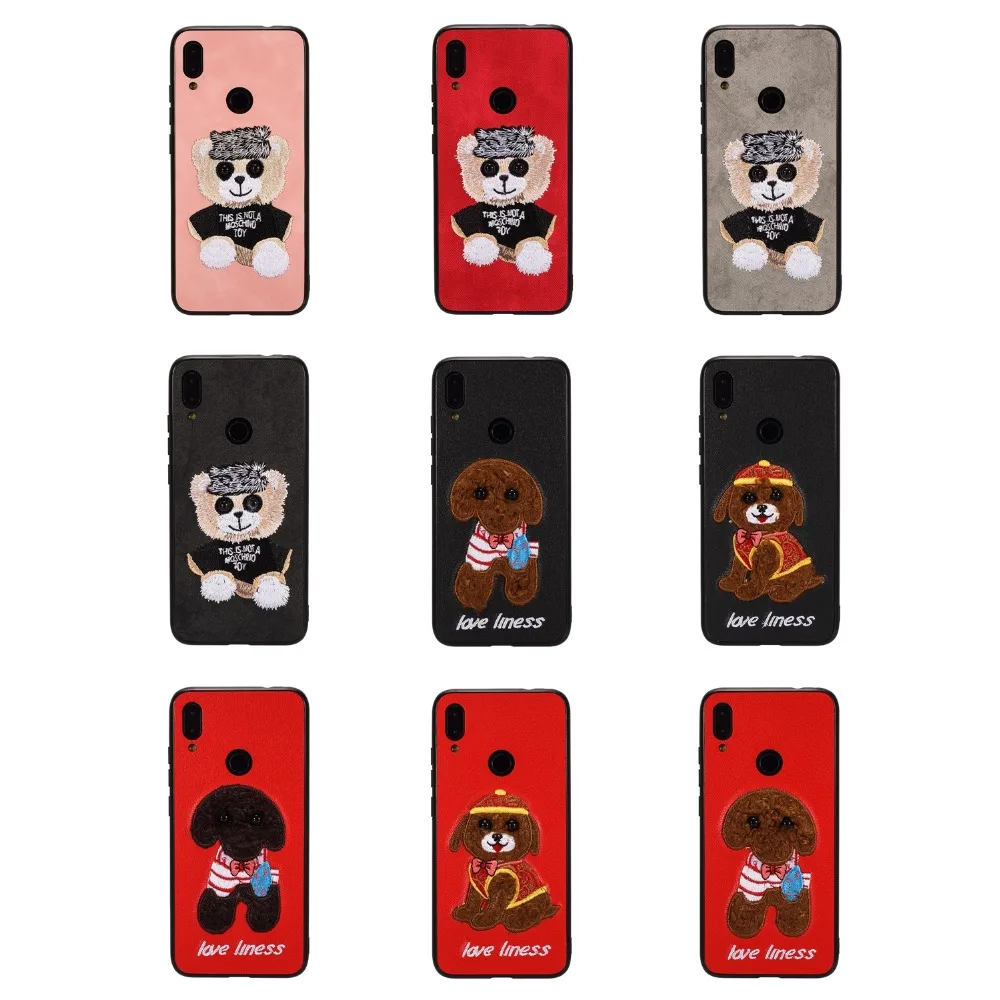 Luxury Leather Skin Cloth Embroidery cases For Xiaomi Mi 9 Anti-knock TPU Soft Back cover for Xiaomi redmi Note 7 Case Coque
Luxury Leather Skin Cloth Embroidery cases For Xiaomi Mi 9 Anti-knock TPU Soft Back cover for Xiaomi redmi Note 7 Case Coque
