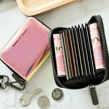 Women Short Wallet Clutch Laser Wallet Fashion Zipper Wallets Coins Bag Money Carteira Small Variable Color Cards Holder Purse
Women Short Wallet Clutch Laser Wallet Fashion Zipper Wallets Coins Bag Money Carteira Small Variable Color Cards Holder Purse