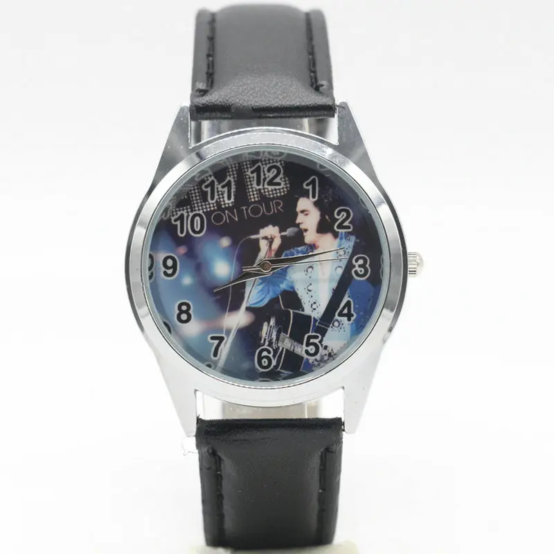 Cool Men Watch Fashion Quartz Leather Clock Elvis Presley Casual Wrist Watches relogio masculino
Cool Men Watch Fashion Quartz Leather Clock Elvis Presley Casual Wrist Watches relogio masculino