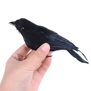 Realistic Looking Halloween Decoration Birds Black Feathered Crows Halloween Prop Decor High Quality
Realistic Looking Halloween Decoration Birds Black Feathered Crows Halloween Prop Decor High Quality