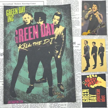 Vintage Poster Green Day kraft paper retro punk rock music star old poster size retro poster
Vintage Poster Green Day kraft paper retro punk rock music star old poster size retro poster