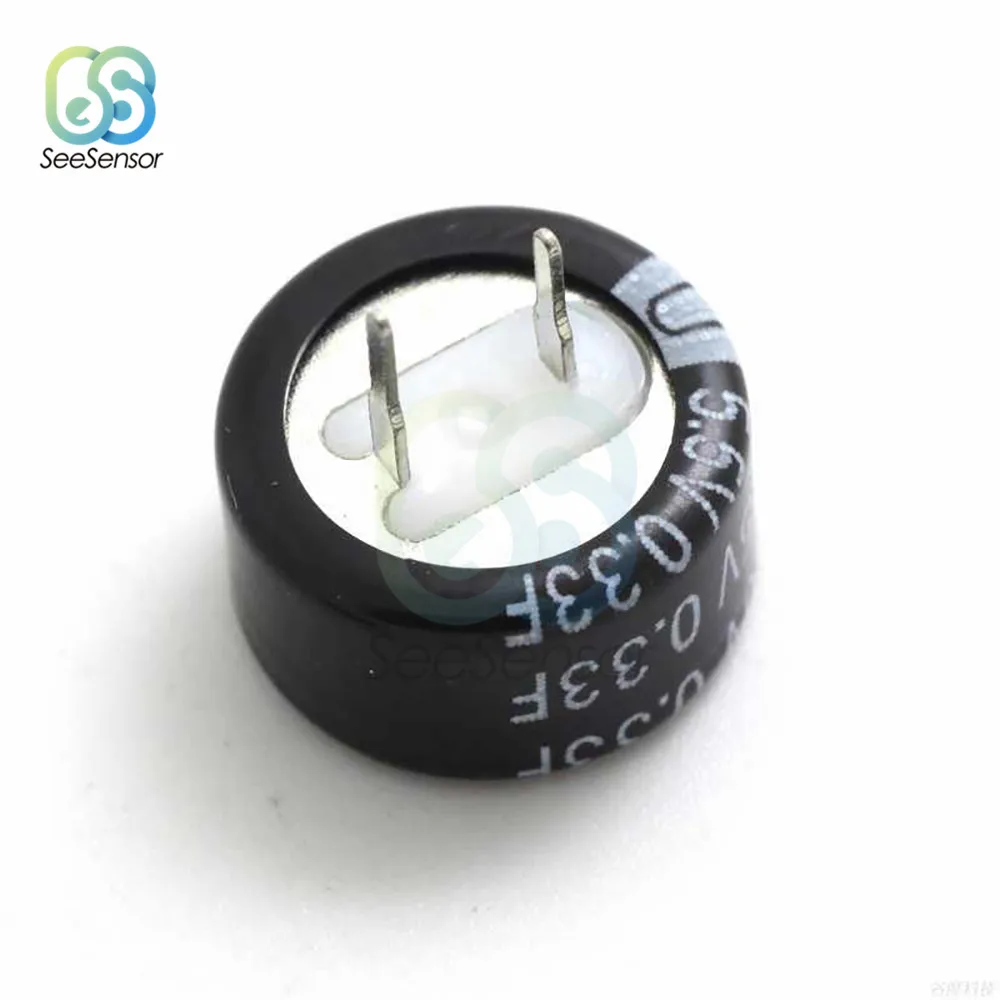 5.5V 0.33F Super Farad Capacitor Type H/V/C Capacitor Button Type 5.5V0.33F Ultra Capacitor Low ESR Capacitors
5.5V 0.33F Super Farad Capacitor Type H/V/C Capacitor Button Type 5.5V0.33F Ultra Capacitor Low ESR Capacitors