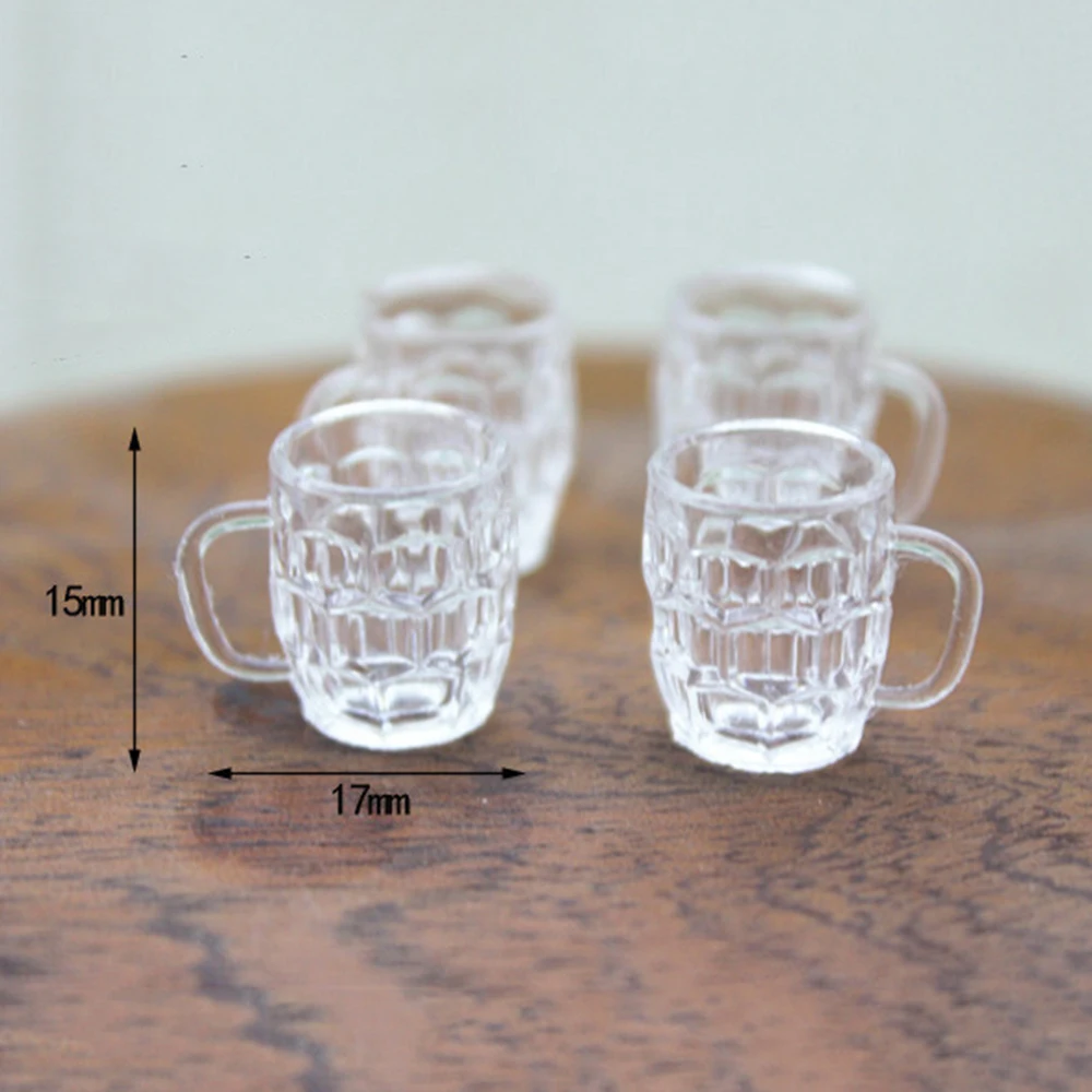 4Pcs 1/12 Dollhouse Miniature Accessories Mini Resin Wine Glass Simulation Drink Cup Model Toys for Doll House Decoration
4Pcs 1/12 Dollhouse Miniature Accessories Mini Resin Wine Glass Simulation Drink Cup Model Toys for Doll House Decoration