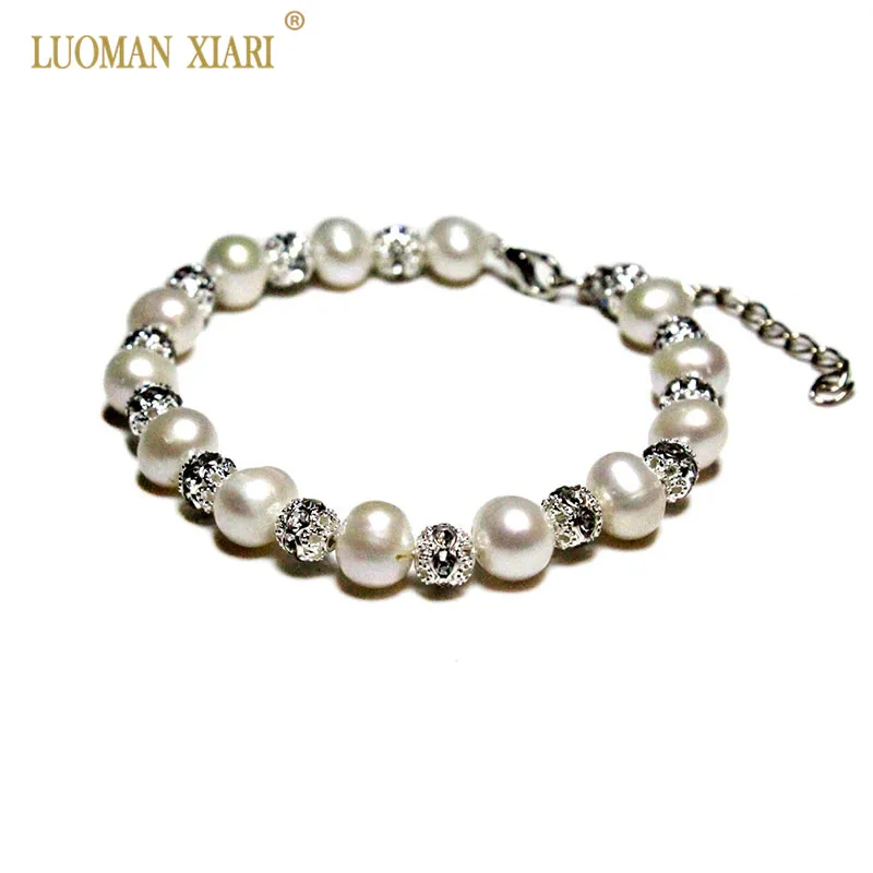 Wholesale AAA Natural White Freshwater Pearl Bracelets Bangles For Women with Zircon Ball Lobster Extension Chain Jewelry Gift
Wholesale AAA Natural White Freshwater Pearl Bracelets Bangles For Women with Zircon Ball Lobster Extension Chain Jewelry Gift