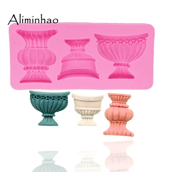 B0303 3 hole vase flower DIY dessert chocolate Sugar Craft Molds Silicone mould fondant cake decorating tools for cupcakes
B0303 3 hole vase flower DIY dessert chocolate Sugar Craft Molds Silicone mould fondant cake decorating tools for cupcakes