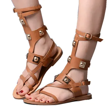 Vintage Fashion Women Gladiator Sandals Ankle Strap Buckle Summer Boots Studded Bohemian Flats Sandalias Mujer 2018 Stilettos
Vintage Fashion Women Gladiator Sandals Ankle Strap Buckle Summer Boots Studded Bohemian Flats Sandalias Mujer 2018 Stilettos