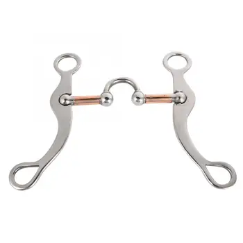 Stainless Steel Thickeness Bit Loose Mouth Bit Roller for Horse horse's mouth soft and moist
Stainless Steel Thickeness Bit Loose Mouth Bit Roller for Horse horse's mouth soft and moist