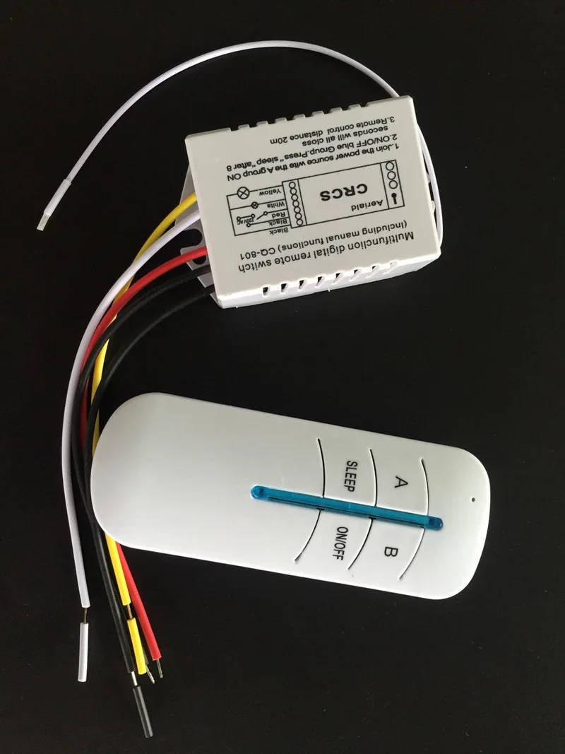 by dhl 50pcs ABS Wireless ON/OFF 1/2/3 Ways 220V Lamp Remote Control Switch Receiver Transmitter
by dhl 50pcs ABS Wireless ON/OFF 1/2/3 Ways 220V Lamp Remote Control Switch Receiver Transmitter