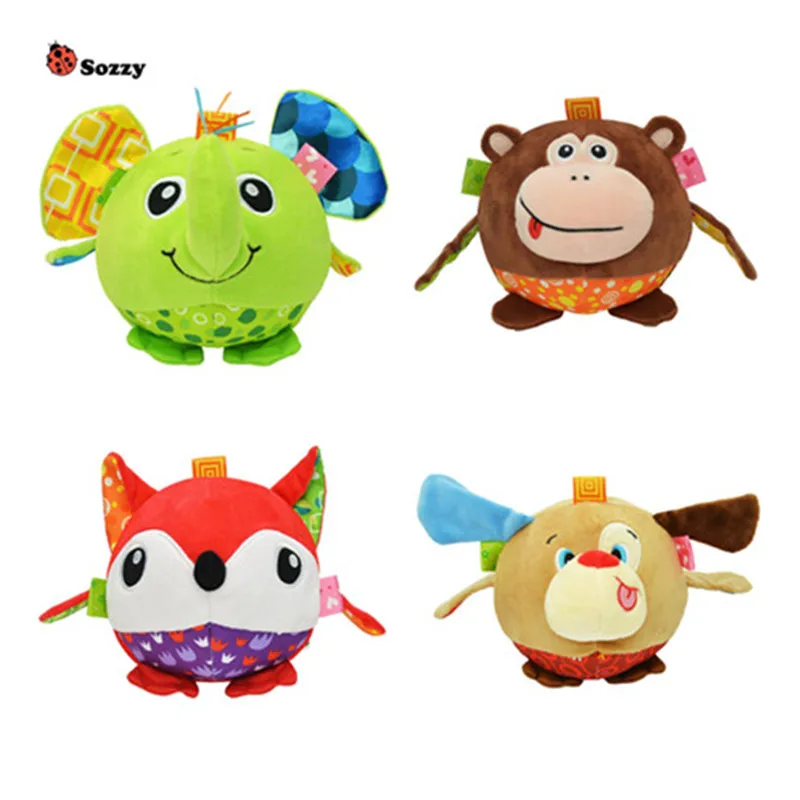 Sozzy baby Soft Stuffed Plush Animal elephant monkey bed Rattles bell cloth ball Early Education Developmental toy 40%off
Sozzy baby Soft Stuffed Plush Animal elephant monkey bed Rattles bell cloth ball Early Education Developmental toy 40%off