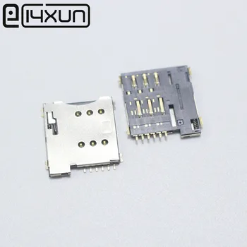 5pcs/lot SIM card slot Micro SIM 6P 6-Pin Memory card Holder adapter connect use for phone self push Type
5pcs/lot SIM card slot Micro SIM 6P 6-Pin Memory card Holder adapter connect use for phone self push Type