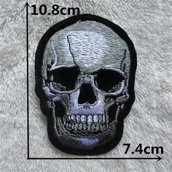 Wholesale High quality Skull Head patches stripes Clothing accessories Embroidery Applique Decoration Accessories Hotfix C106
Wholesale High quality Skull Head patches stripes Clothing accessories Embroidery Applique Decoration Accessories Hotfix C106