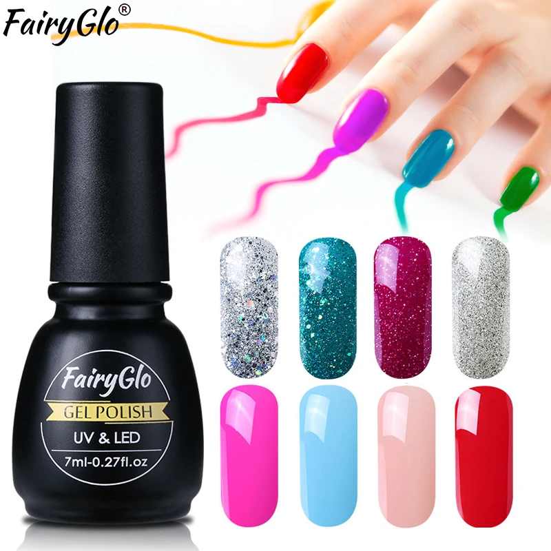 FairyGlo 7ML Soak Off Gel Nail Polish UV LED Gel Polish Paint Gellak Hybrid Varnish Lucky Lacquer Semi Permanent Stamping Enamel
FairyGlo 7ML Soak Off Gel Nail Polish UV LED Gel Polish Paint Gellak Hybrid Varnish Lucky Lacquer Semi Permanent Stamping Enamel