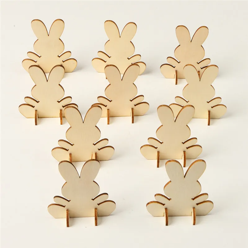 10pcs/lot Elegant Cute Easter Wooden Rabbit Crafts DIY Home Ornaments Children's Room Party Decor Supplies
10pcs/lot Elegant Cute Easter Wooden Rabbit Crafts DIY Home Ornaments Children's Room Party Decor Supplies