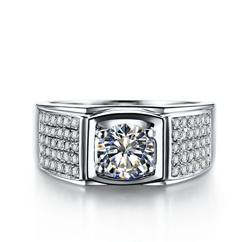 Test Positive 1Ct D Color 6.5mm Moissanite Men Ring Solid Platinum 950 Ring Wedding Male Jewelry
Test Positive 1Ct D Color 6.5mm Moissanite Men Ring Solid Platinum 950 Ring Wedding Male Jewelry