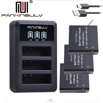 3x AZ16 1 Battery AZ16-1 + LEDUSB3slots Charger + 3battery box For Xiaomi Yi 2 4K Yi 4K+ Yi360 VR Xiao Mi Yi Lite Action Cameras
3x AZ16 1 Battery AZ16-1 + LEDUSB3slots Charger + 3battery box For Xiaomi Yi 2 4K Yi 4K+ Yi360 VR Xiao Mi Yi Lite Action Cameras