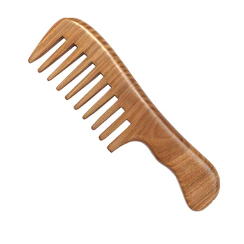 1Pcs High Quality Natural Head Massager Hair Combs Handmade Wooden Sandalwood Wide Tooth Wood Comb Hair Care
1Pcs High Quality Natural Head Massager Hair Combs Handmade Wooden Sandalwood Wide Tooth Wood Comb Hair Care