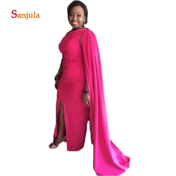 Leg Split Slit Sexy African Bridesmaid Dresses 2019 Scoop Sheath Long Wedding Party Dress with Wraps dama de honor D435
Leg Split Slit Sexy African Bridesmaid Dresses 2019 Scoop Sheath Long Wedding Party Dress with Wraps dama de honor D435
