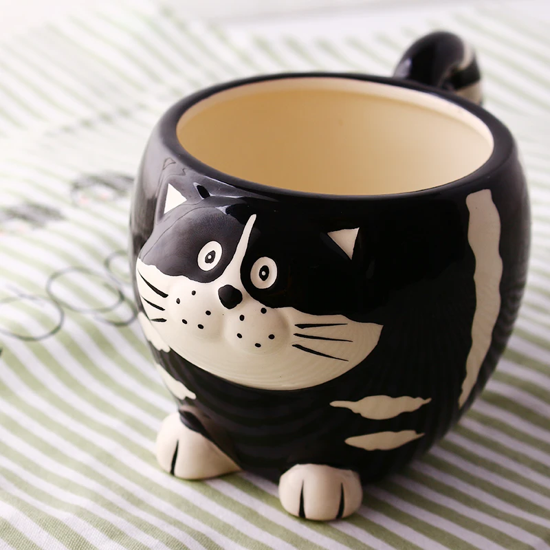 Large Capacity 3D Animal Cat Mugs Creative Cartoon Cups Office Coffee Milk Tea Mug Breakfast Food Container For Gift Cup
Large Capacity 3D Animal Cat Mugs Creative Cartoon Cups Office Coffee Milk Tea Mug Breakfast Food Container For Gift Cup