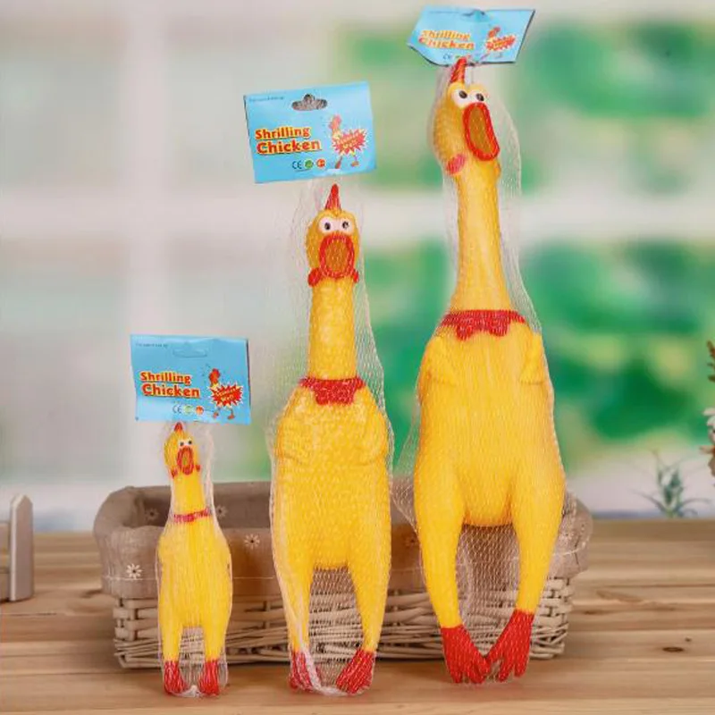 Funny Cat Dog Toys Interested Screaming Chicken Model Touch Type PVC Pet Vent Emotions Plaything Decompression Tool with Sound
Funny Cat Dog Toys Interested Screaming Chicken Model Touch Type PVC Pet Vent Emotions Plaything Decompression Tool with Sound