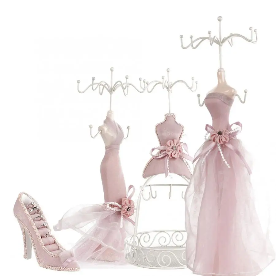 Creative Jewelry Rack Model Dress High-heeled Shoes Earring Necklace Ring Jewelry Holder Stand Display Organizer j
Creative Jewelry Rack Model Dress High-heeled Shoes Earring Necklace Ring Jewelry Holder Stand Display Organizer j