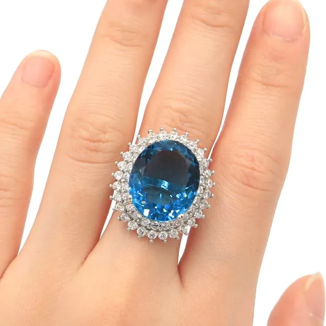 21x20mm SheCrown Pretty Created Paris Blue Topaz Natural CZ Gift For Sister European Style 2019 Silver Rings
21x20mm SheCrown Pretty Created Paris Blue Topaz Natural CZ Gift For Sister European Style 2019 Silver Rings