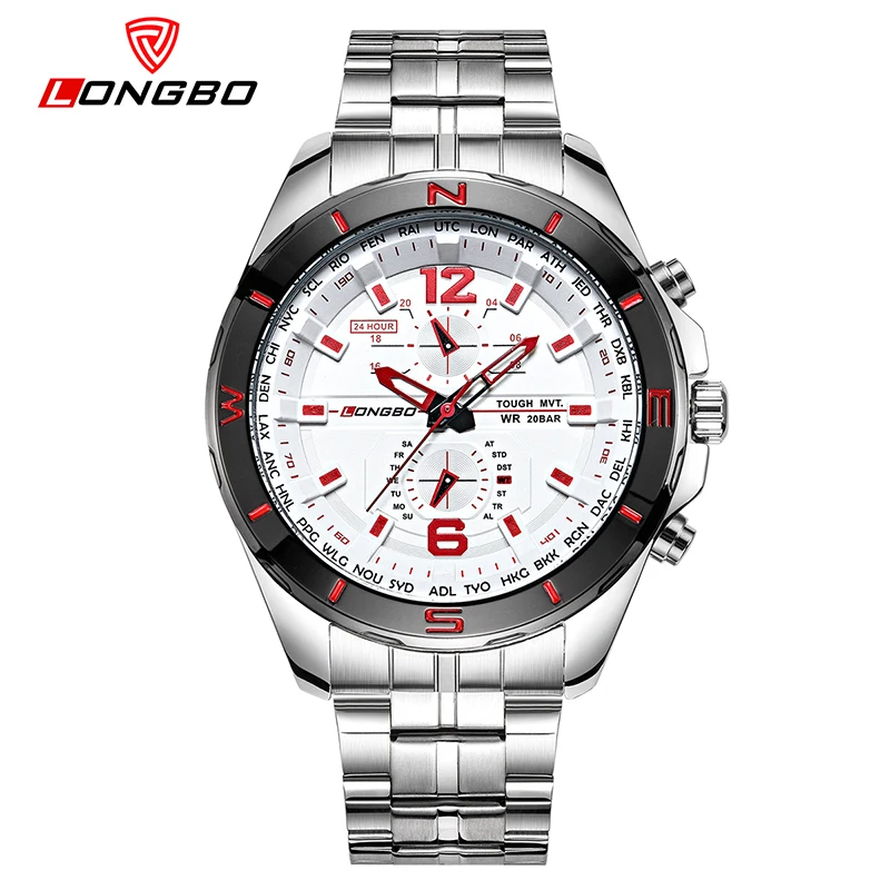 LONGBO Men Watche Top Brand Luxury Sports Quartz Watches Stainless Steel Band Wristwatch Men Relogio Masculino
LONGBO Men Watche Top Brand Luxury Sports Quartz Watches Stainless Steel Band Wristwatch Men Relogio Masculino