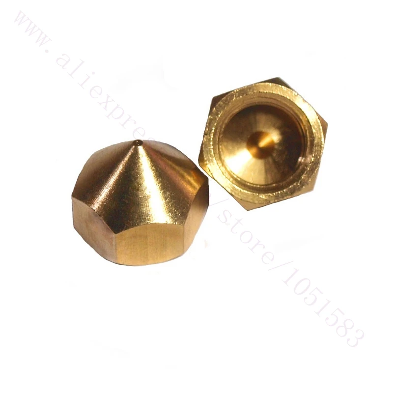 Аксессуары для 3D-принтера 2 шт. 0 3/0 4/0 5 мм Reprap Budaschnozzle V1.1 медная насадка M10 * 1