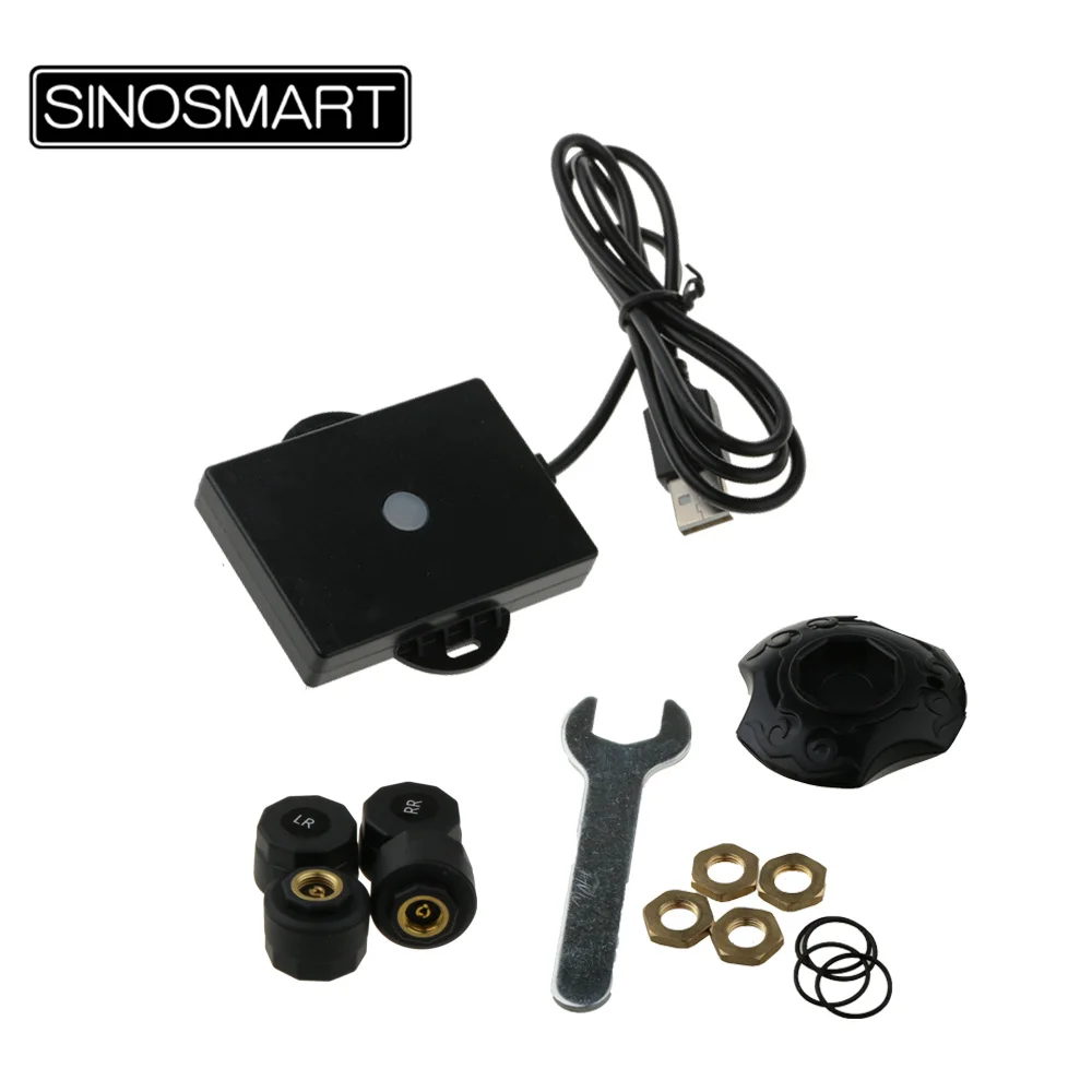 Auto Car TPMS Tire Pressure Monitoring System Works with Sinosmart Car Navi player
Auto Car TPMS Tire Pressure Monitoring System Works with Sinosmart Car Navi player