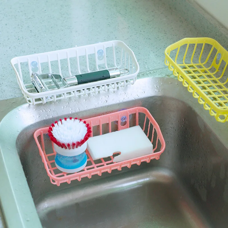 1PC Sink Double Suction Cup Drainage Storage Rack Magic Sponge Wash Soap Shelf Bathroom Storage Organizer Kitchen Accessories
1PC Sink Double Suction Cup Drainage Storage Rack Magic Sponge Wash Soap Shelf Bathroom Storage Organizer Kitchen Accessories