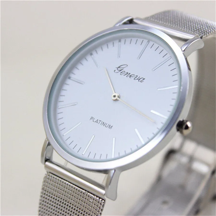 2018 Famous Brand Gold Silver Casual Quartz Watch Women Mesh Stainless Steel Strap Women Dress Watch Relogio Feminino Clock
2018 Famous Brand Gold Silver Casual Quartz Watch Women Mesh Stainless Steel Strap Women Dress Watch Relogio Feminino Clock