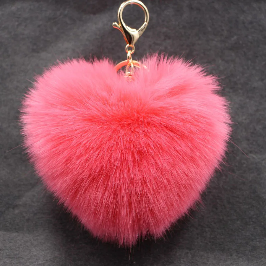 Love Heart Key Chain Rabbit Fur Pompom Keychain Porte Clef Pompom De Fourrure Women Pom Pom Keychain
Love Heart Key Chain Rabbit Fur Pompom Keychain Porte Clef Pompom De Fourrure Women Pom Pom Keychain